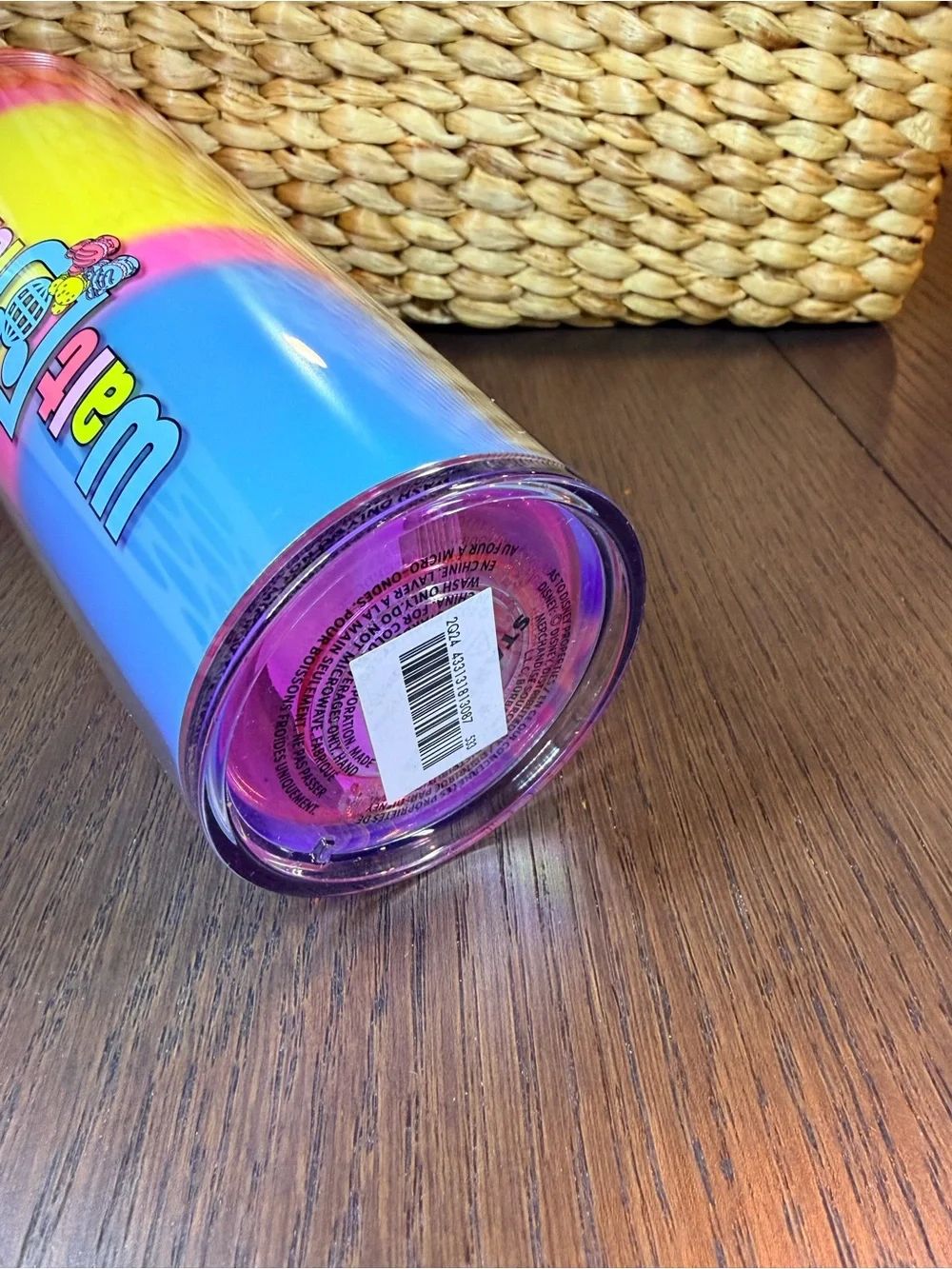 Starbucks 2024 Walt Disney World Park Eats Macaron Tumbler with MultiColor Straw